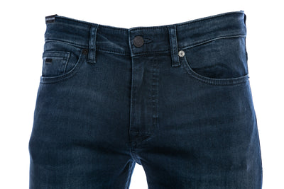 BOSS Delaware Jean in Washed Blue Denim