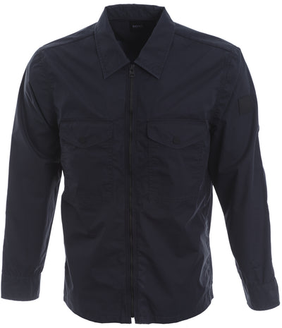 BOSS Lovel-Zip_7 Overshirt in Navy