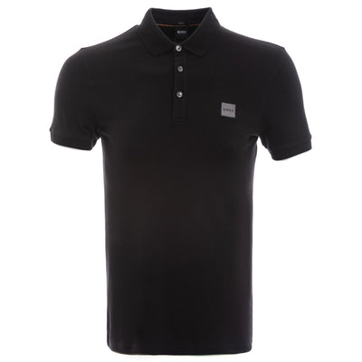 BOSS Passenger 1 Polo Shirt in Black Main