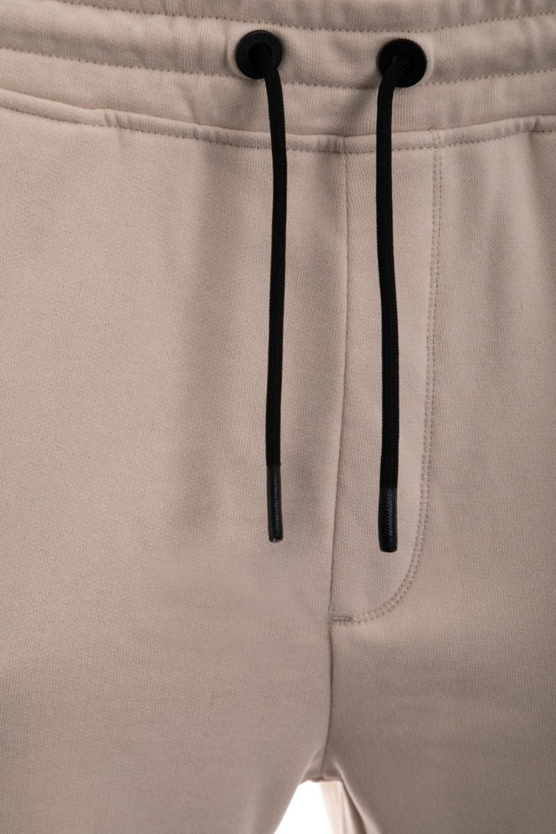 BOSS Skeevo 1 Sweat Pant in Open White Drawstring 